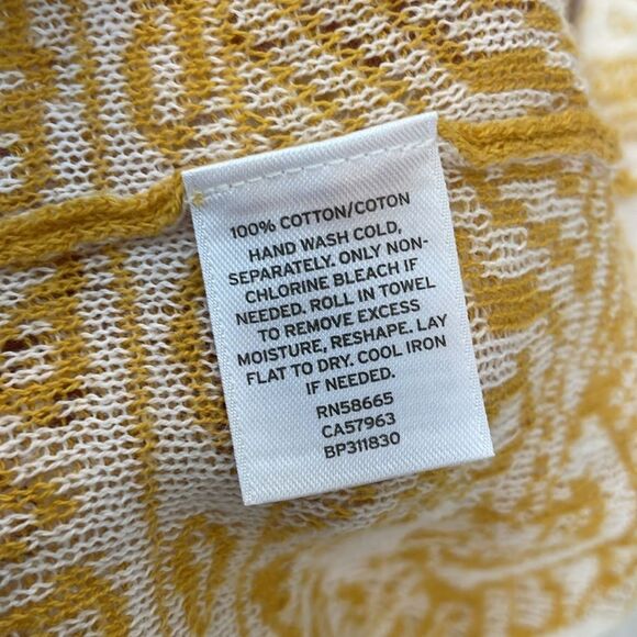 Sun & Shadow sunshine Yellow Long open Cardigan size M - Picture 9 of 9